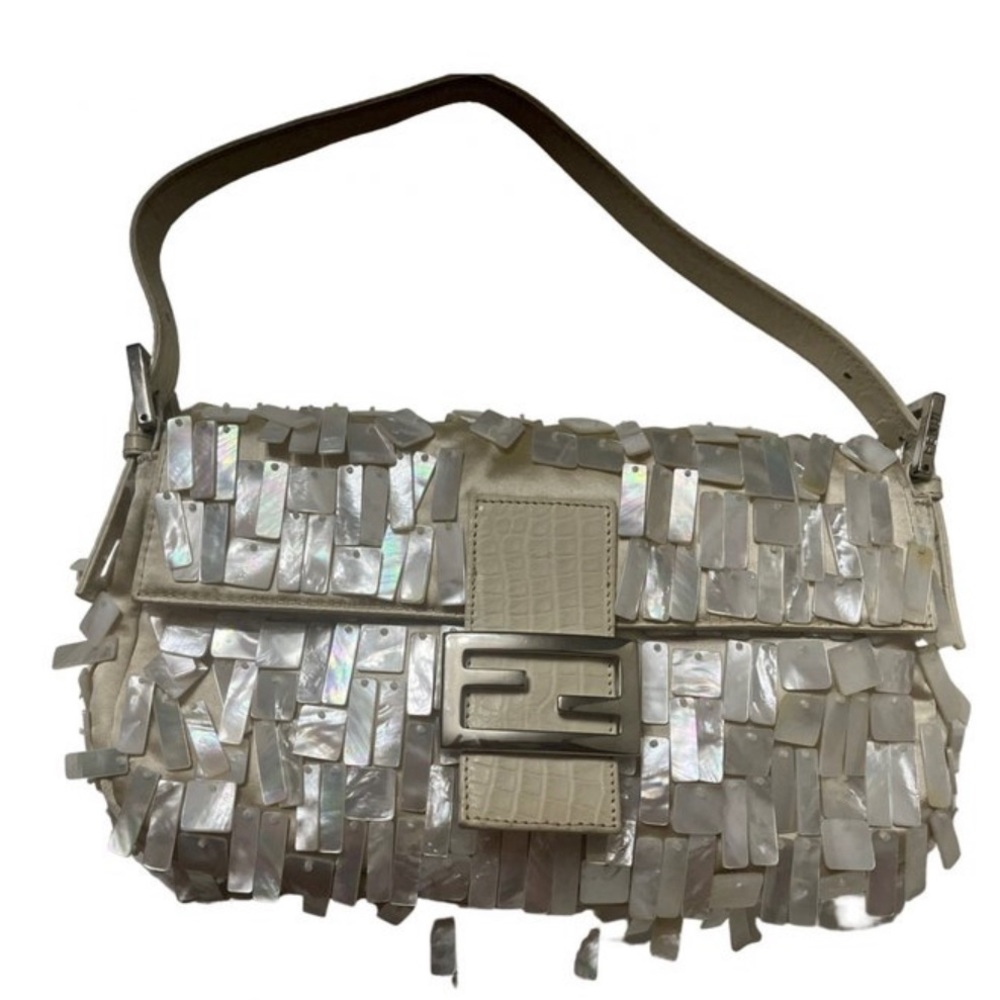 Vintage Fendi Mother of Pearl Baguette